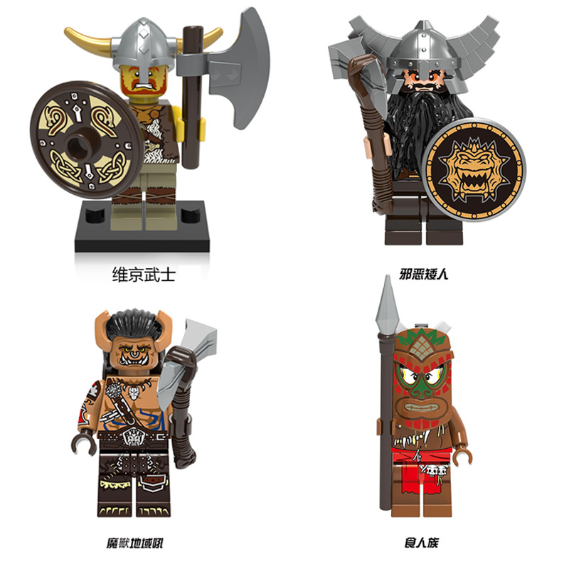 Model Kit Knight - Blocos de Construção da Série Castelo