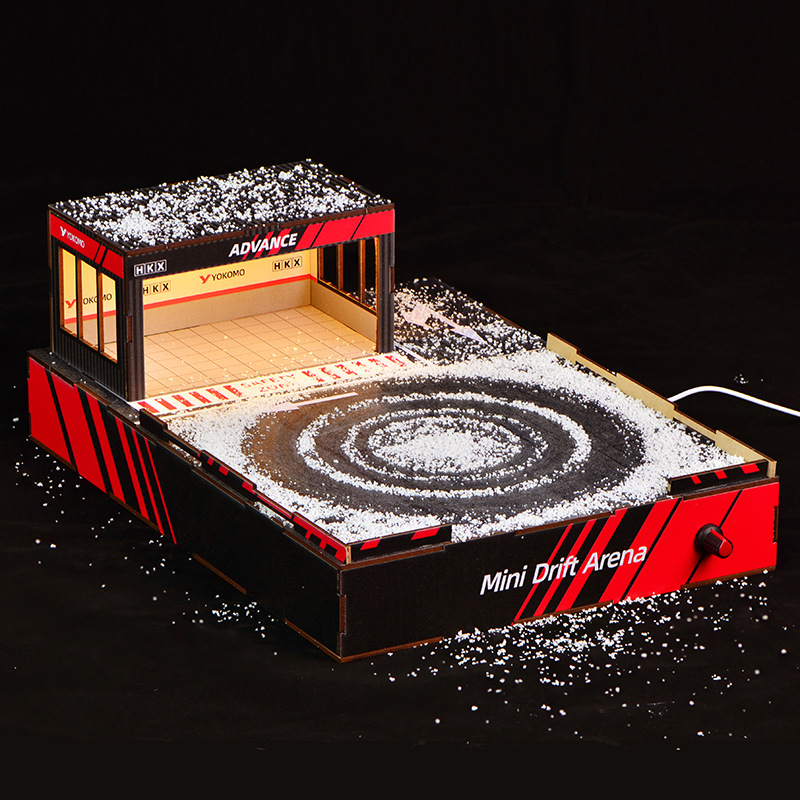 Model Kit Instructions - Diorama de Pista de Drift DIY