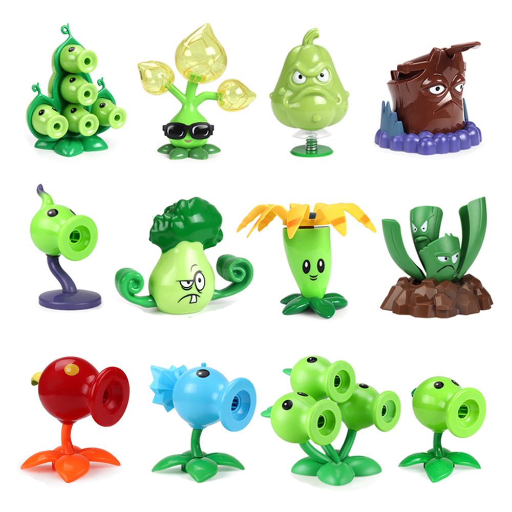 Model Kit Vs Action Figure - Figuras de Ação Originais PLANTS VS