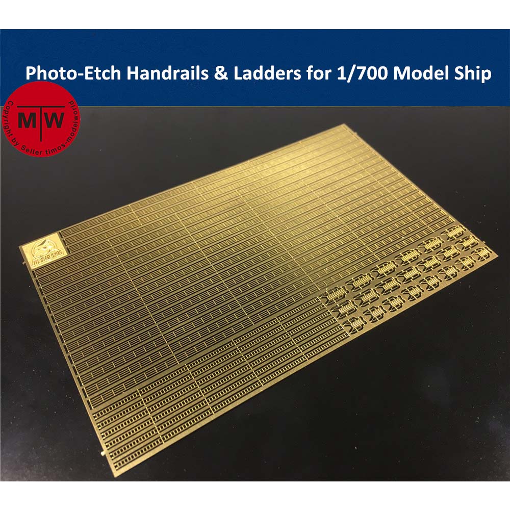 Photo Etch Brass - Foto-gravado pe corrimão & escada para