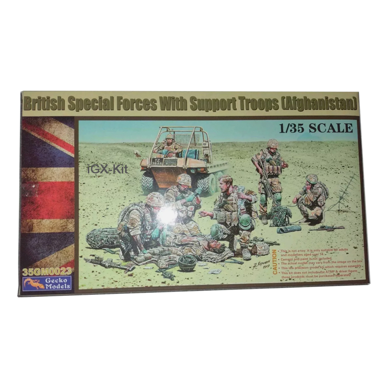 Model Kit Italeri - Gecko 35GM0023 Figuras de Forças Especiais