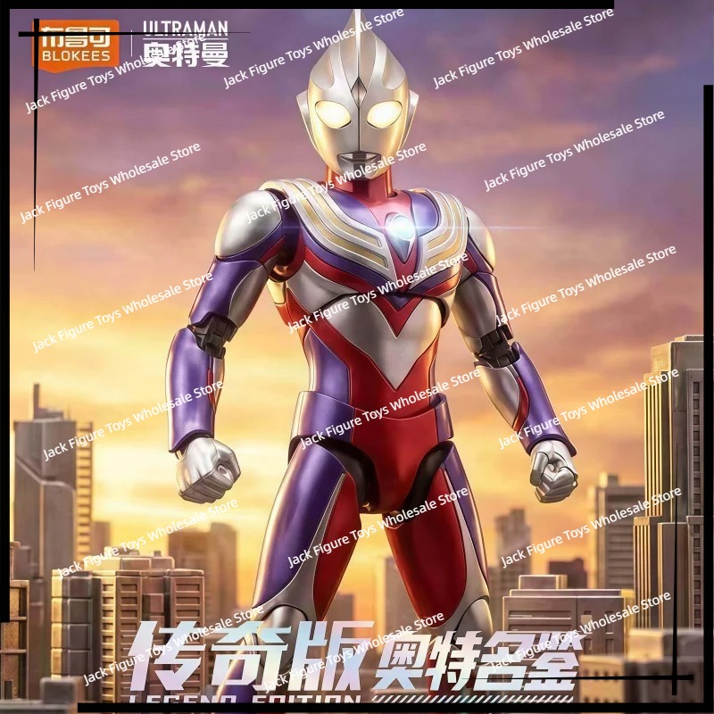 Model Kit Blokees - Novo Blokees Ultraman Tiga Edição Lenda
