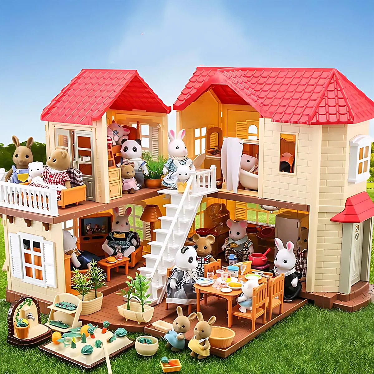 Model Kitchen Set - Móveis em Miniatura 1:12 para Casa