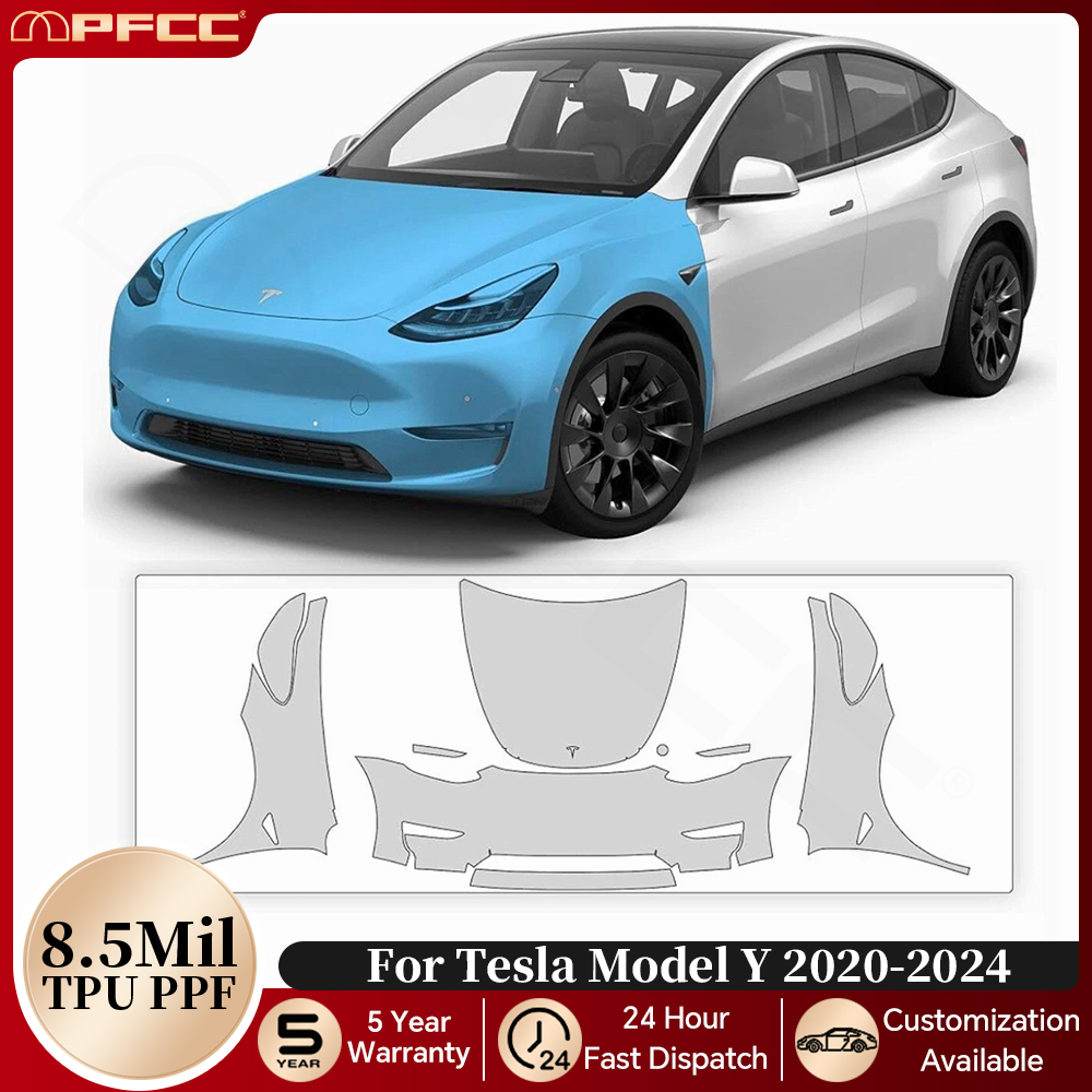 Model Kit Instructions - Pré-corte ppf para tesla modelo y