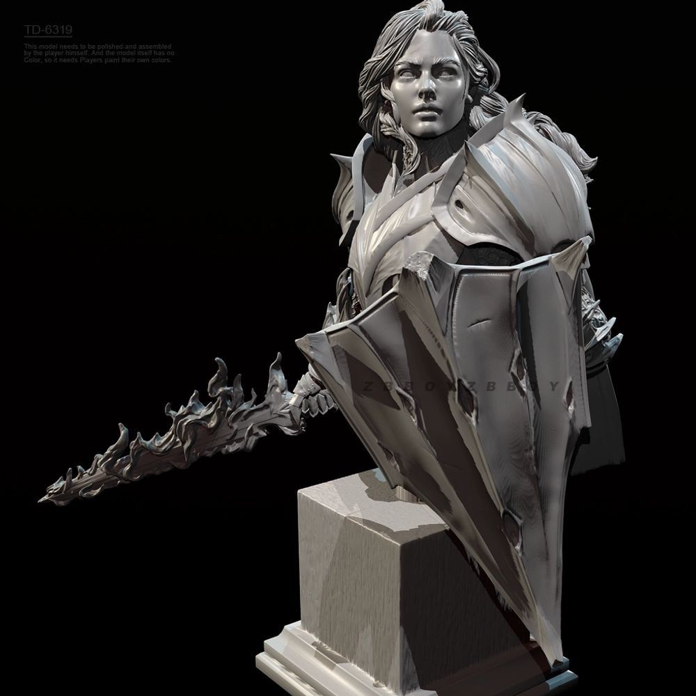 Kit de modelo de busto de resi - Model Kit Knight avaliação e preço