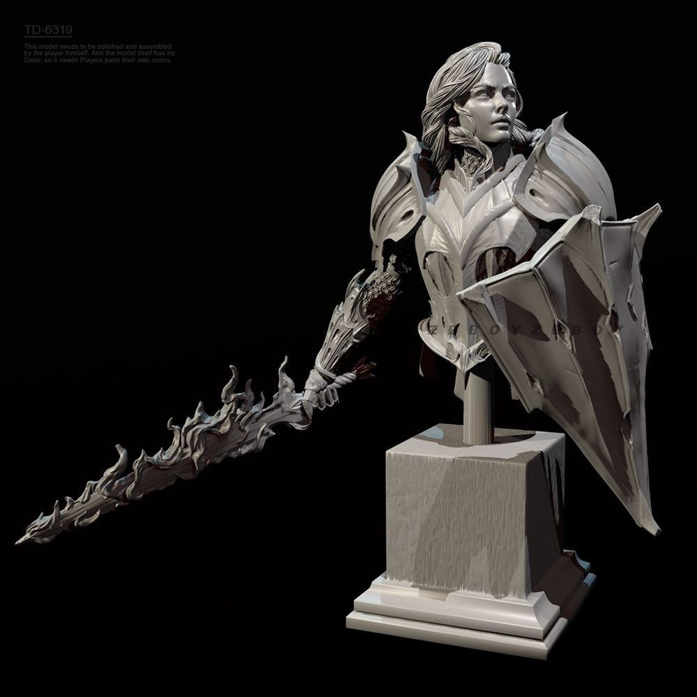 Kit de modelo de busto de resi - Model Kit Knight avaliação e preço