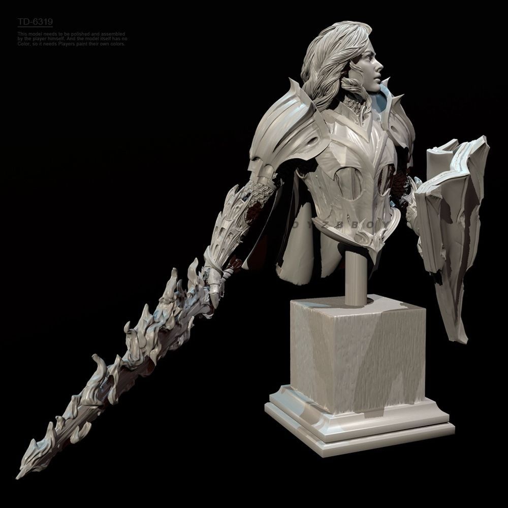 Kit de modelo de busto de resi - Model Kit Knight avaliação e preço