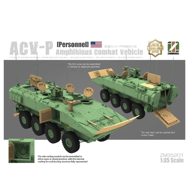ZM35201 Zimi 1/35 ACV-D Kit de - Model Kit Italeri avaliação e preço