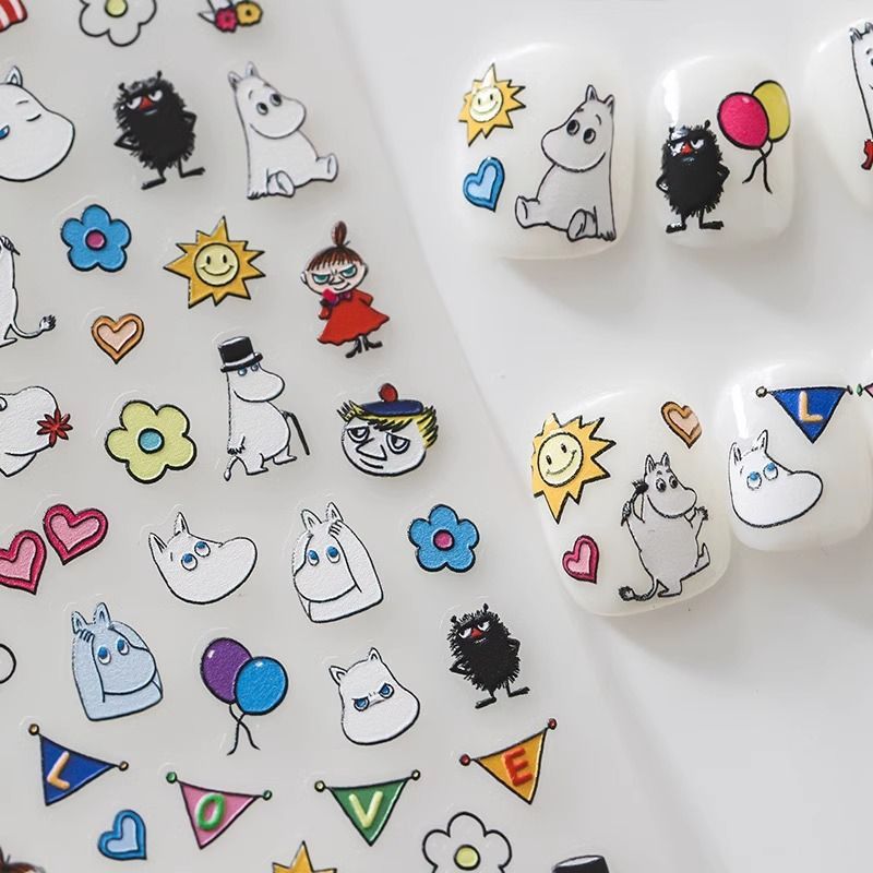 Adesivo de Unha Moomin: Novo,  - Model Kit Game avaliação e preço