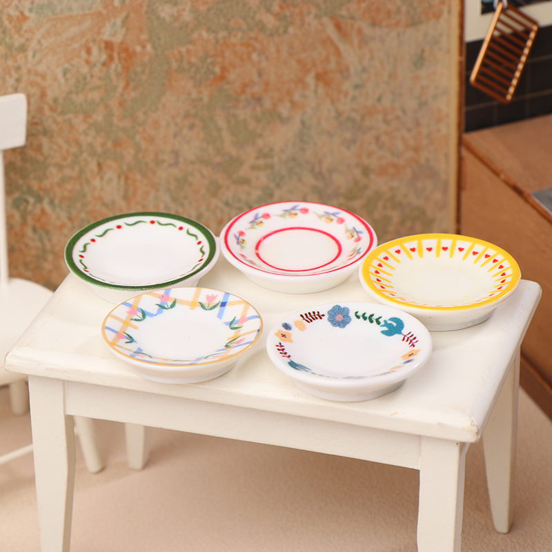5 pçs 1/12 casa de bonecas min - Model Kitchen Set avaliação e preço