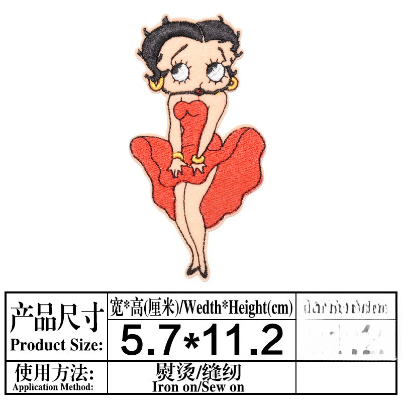 Patch Betty Boop com Estampa d - Model Kit Game avaliação e preço