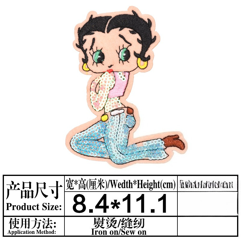 Patch Betty Boop com Estampa d - Model Kit Game avaliação e preço