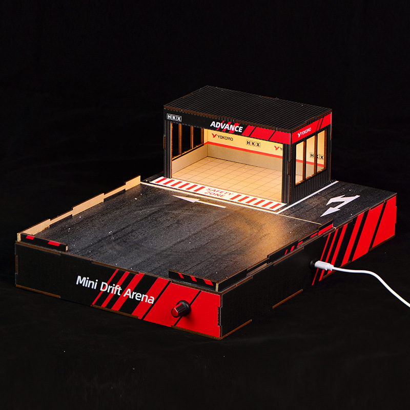 Diorama de Pista de Drift DIY  - Model Kit Instructions avaliação e preço