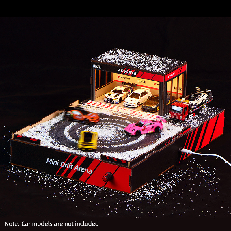 Diorama de Pista de Drift DIY  - Model Kit Instructions avaliação e preço