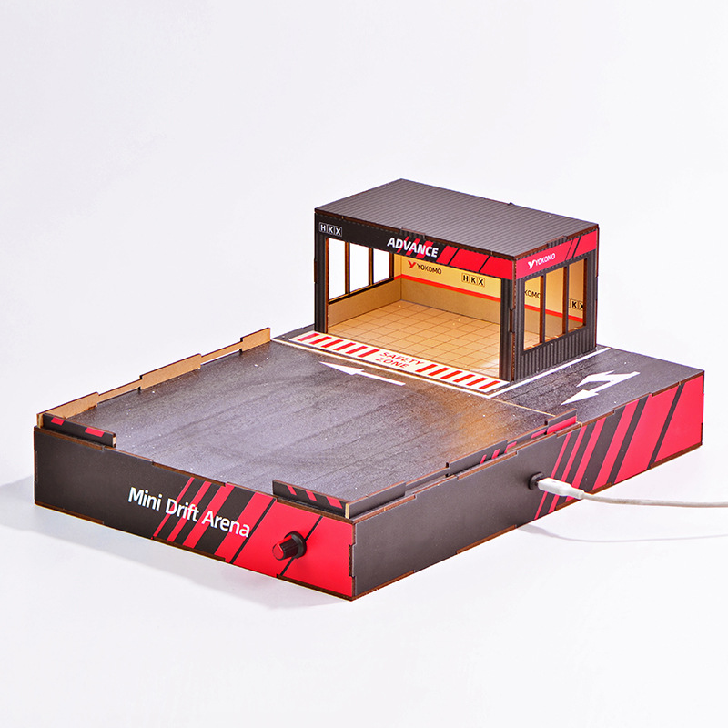 Diorama de Pista de Drift DIY  - Model Kit Instructions avaliação e preço