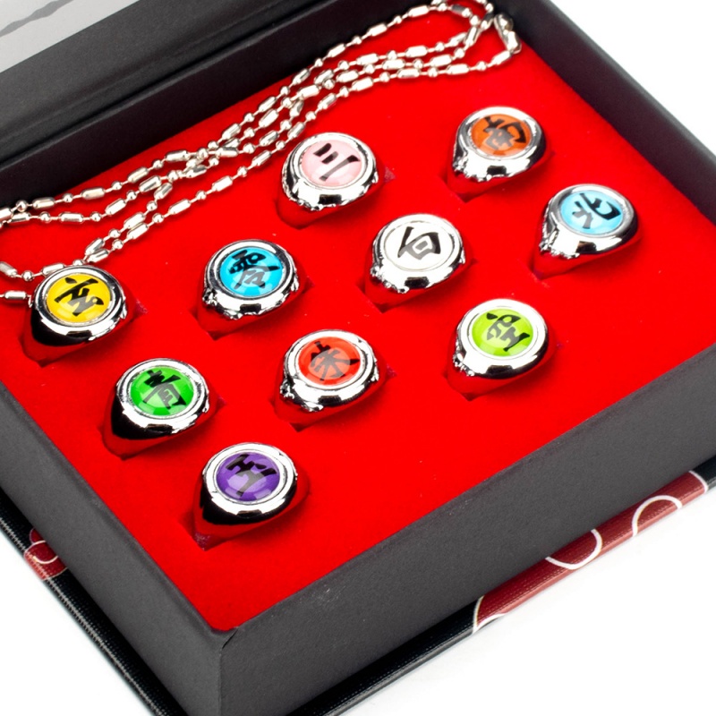 Conjunto de 10 Anéis de Metal  - Model Kit Naruto avaliação e preço