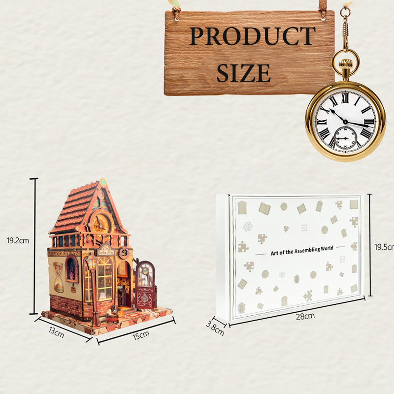 Nova Casa de Bonecas de Madeir - Model Kit Instructions avaliação e preço