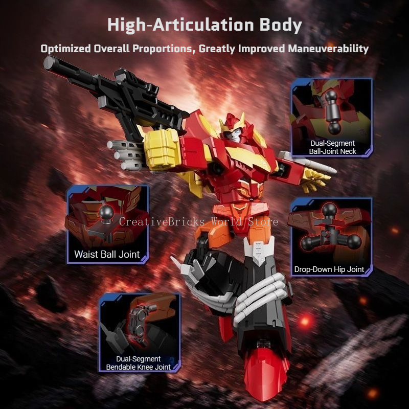 Blokees Transformers Versão Ga - Model Kit Rodimus avaliação e preço