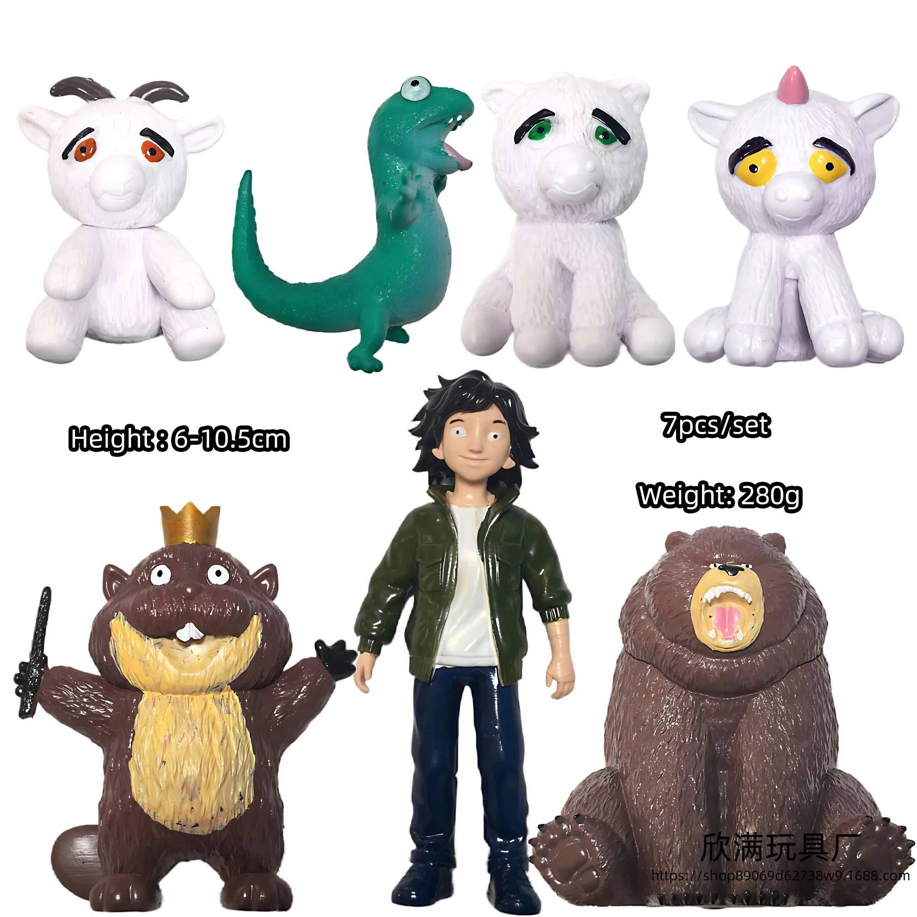 Novo Conjunto de Figuras de Aç - Model Kit Lizard avaliação e preço