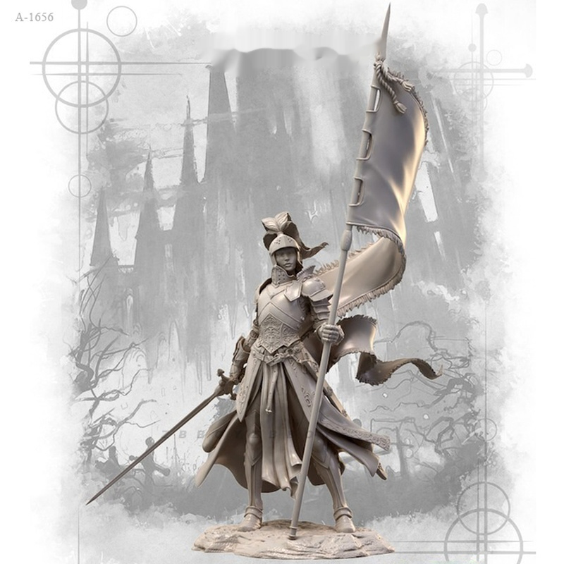 1/24 modelo de resina figura c - Model Kit Knight avaliação e preço