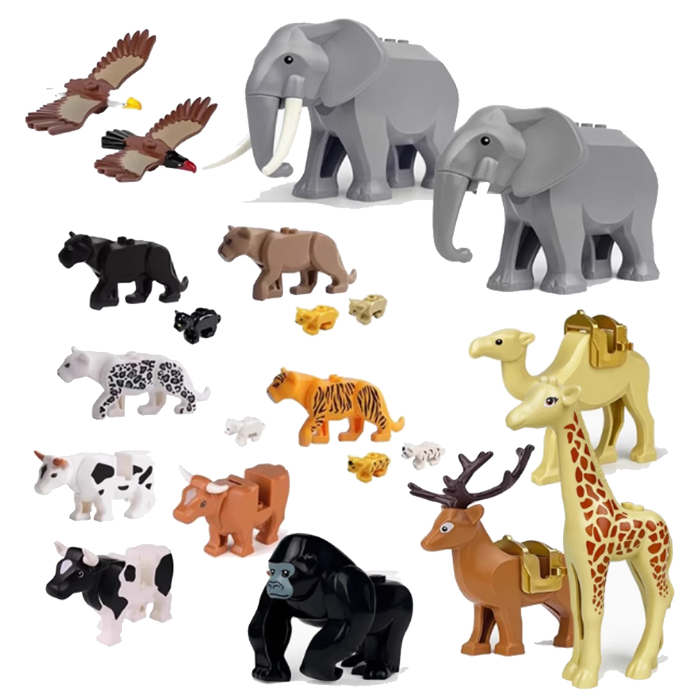 Moc cidade animal blocos de co - Model Kit Lizard avaliação e preço