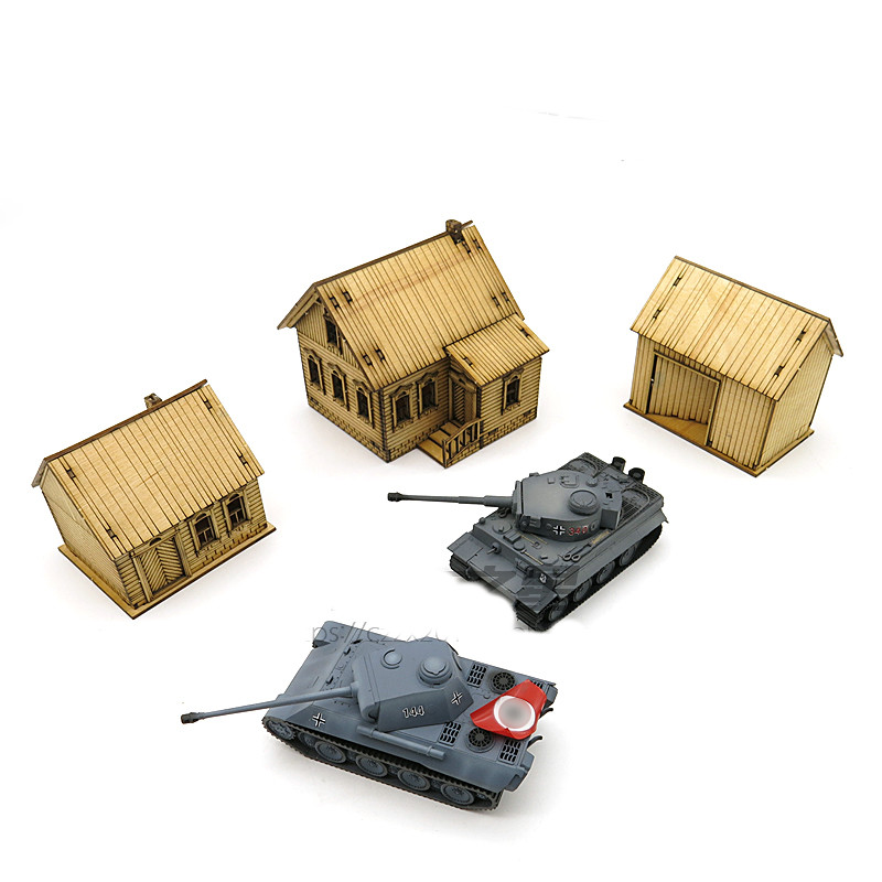 Casa de Montagem em Madeira 1/ - Model Kit Instructions avaliação e preço