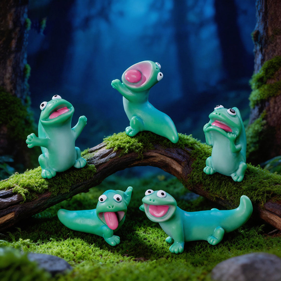 Conjunto de 5 Peças de Figuras - Model Kit Lizard avaliação e preço